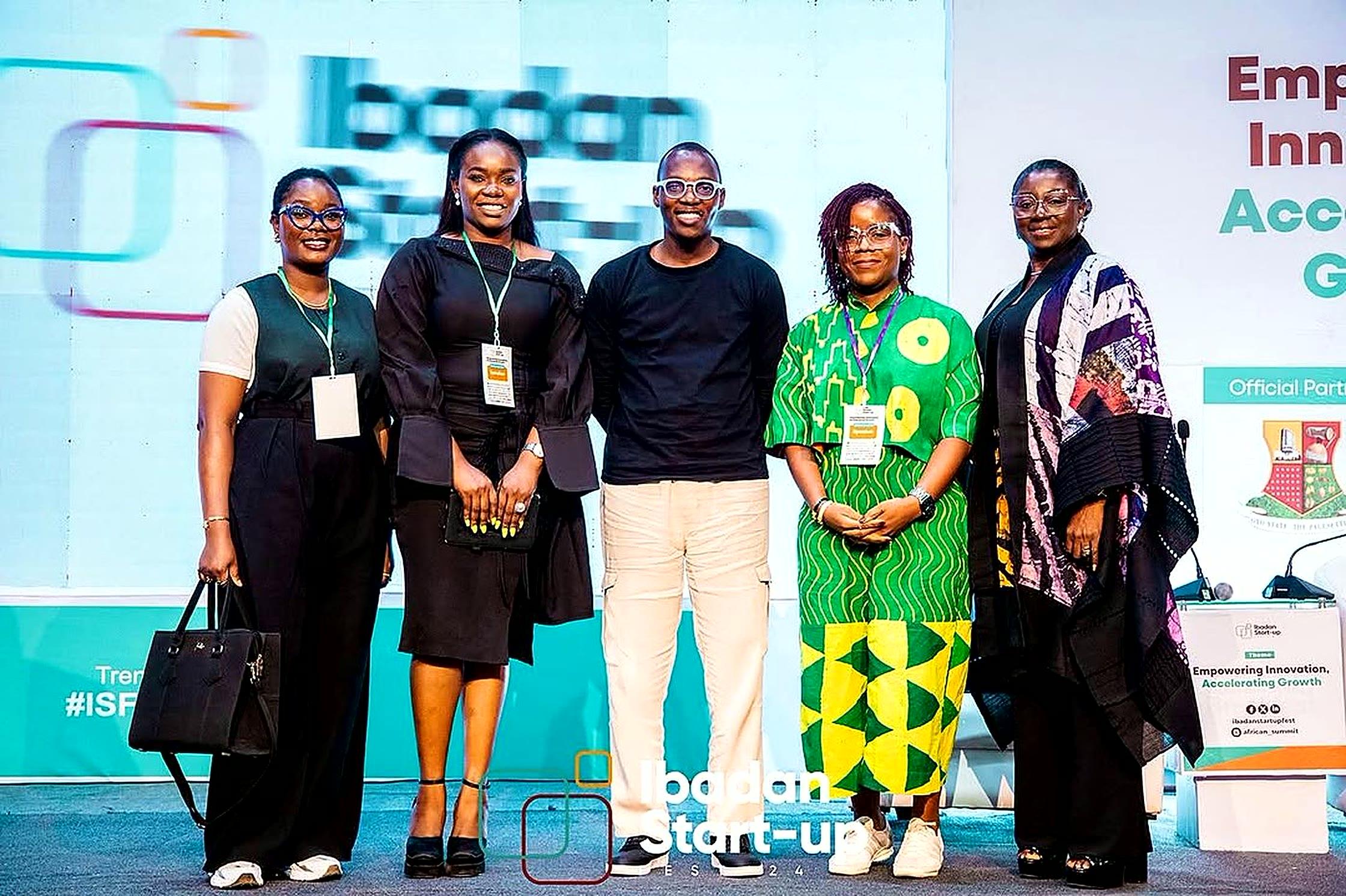 On stage at the ISF Forum, Ibadan